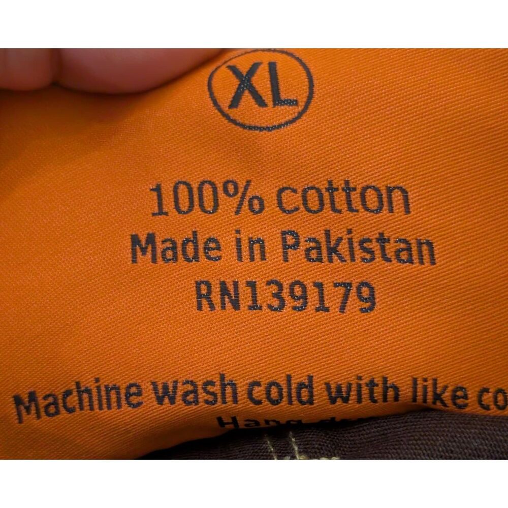 Damn Near Kilt'em Utility Kilt Brown 100% Cotton Cargo Pockets XL - Picture 5 of 6
